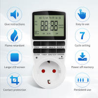 Interruptor De Tiempo Digital Programable Para Electrodomésticos Con Enchufe EU/US/UK/AU Ideal Para Cocina Control De Tiempo Por Día/Hora - details 1