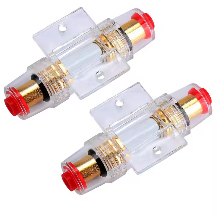 Paquete de 2 fusibles en línea AGU con fusible AGU de 60 A - 1
