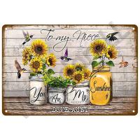Cartel De Metal Retro Con Flores Vintage Para Decoración De Jardín Arte Murallero De Hogar Placa De Latón Regalo Para Decoración De Pared Y Cuarto - details 16