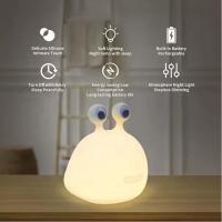 Lámpara De Noche Rechargeable USB Con Control Táctil Y Tiempo De Slug Lindo Y Suave Para Decoración Del Dormitorio Luz Suave Para Dormir - details 6