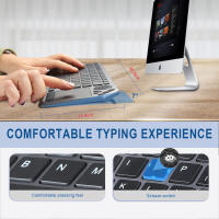 Teclado Inalámbrico Bluetooth 2.4G Con Touchpad Y Retroiluminación De 7 Colores Para Smart TV iOS iPhone/IPad Teclado Recargable De 78 Teclas Estilo Ergonómico Multifuncional - details 6