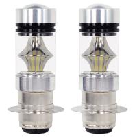 Faros LED Para Motocicleta 100W 20LED PX15D Alta Potencia Bombilla Eléctrica Luz Blanca 12V-24V Clavija Única Para Vehículos Eléctricos - details 1