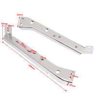 Soporte De Estuche De Silla Drag HD Para Harley Electra Glide Road Glide Road King Street Glide FLHX Tour Glide FLT En Cromo - details 9