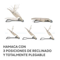 ms Hamaca para Bebé Lullaby - Hamaca con vaivén Natural - Plegable Y Portatil 2 En 1 Mecedora Y Silla - details 3