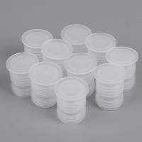 10Pcs Tapón De Botella De Plástico Rojo Para Vino Tapón Transparente Con Agujero Para Sal Resistente Al Polvo Fácil De Retirar - details 7