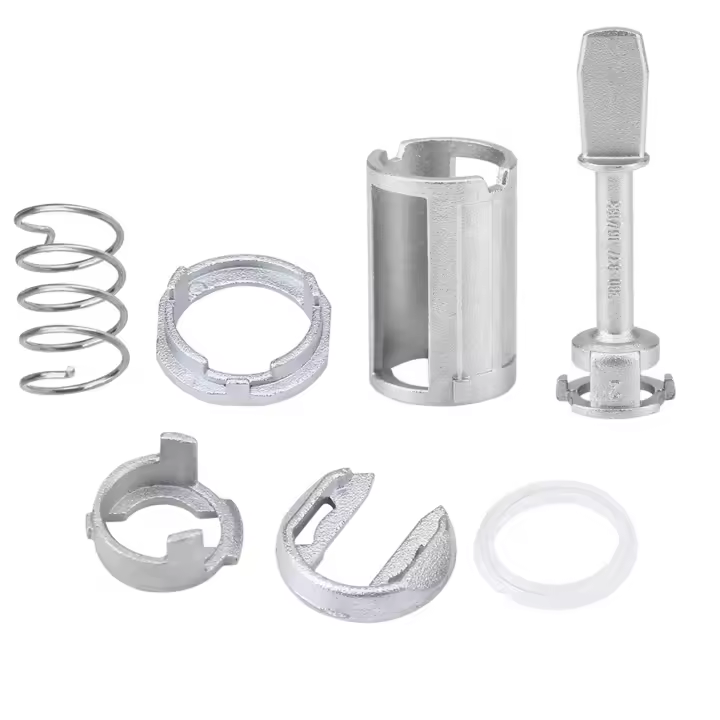 Kit De Reparación De Cerradura De Puerta Delantero Para Coche 3B0 837 167/168 Adecuado Para PASSAT SEAT TOLEDO LEON AROSA LUPO Metal - 1