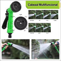 AYA MARKET Manguera Espiral, Manguera de Jardín Extensible, con Pistola de Riego y Adaptador Universal. 7 Modos de Chorro Ideal para Jardín y Limpieza de Auto Fácil de Almacenaje - details 1