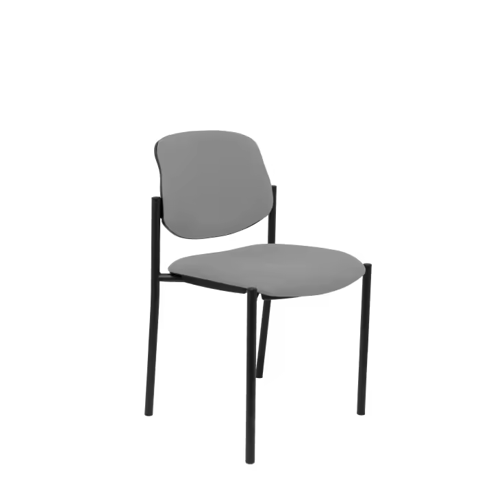 Piqueras Y Crespo Silla Bali Gris Claro para Oficina y Hogar - 1