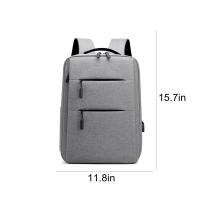 Mochipa de negocios de Doble neumático, color sólido con USB, Bolsa de orden simple - details 2