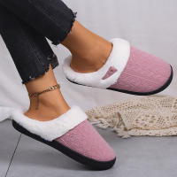 Zapatillas Casuales De Pelo Fluffy Para Mujer Invierno Plush Interior Zapatos De Mujer 2025 Plataforma Calientes Tallas Grandes Pareja Planas - details 16