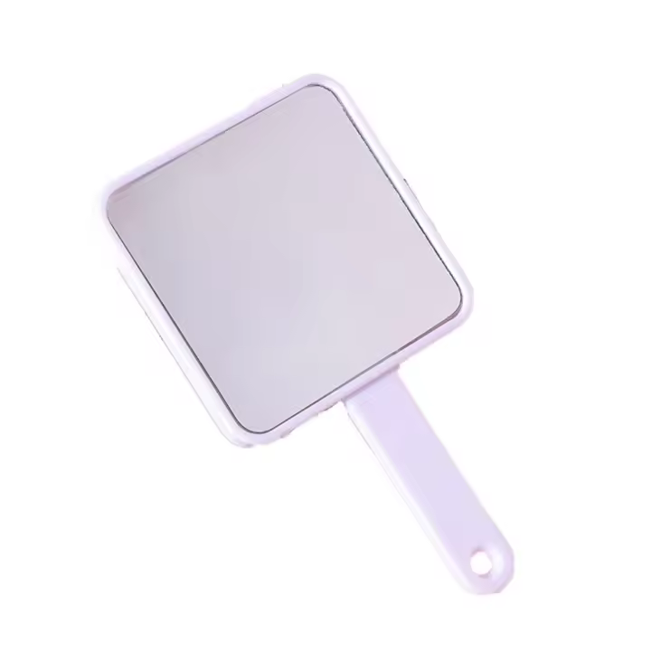 Espejo Portátil De Maquillaje Manejable Con Peine Espejo Cuadrado De Dos En Uno Para Estudiantes Uso Externo Belleza - 1