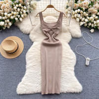 Vestido De Encaje Sin Hombros Para Mujer REALEFT Verano Elegante Sólido Ajustado Con Lazo Estilo Bodycon Para Fiesta - details 5
