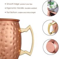 1PC Taza De Acero Inoxidable Para Moscow Mule De 530ml Para Cocina Y Bar Taza De Cerveza Y Café Para Bebidas - details 5