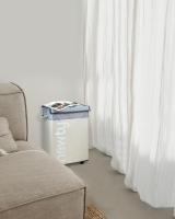 Cesto Ropa Sucia para la Colada Cesta con Tapa Carro Compartimento Laundry Basket Organizador Cubo Mueble Ropa Limpia Clara Oscura Juguetes Cesto de Lavandería con Ruedas Cesto Plegable Cesta Ropa Contenedor para Organización y Almacenamiento Fácil Uso - details 3