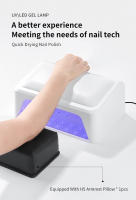 Lámpara LED UV 2-en-1 Con Almohadilla De Descanso Para Manos Para Pólvora De Gel 72W Secador De Uñas Con 4 Tiempos Para Uso En Salón O Hogar - details 3
