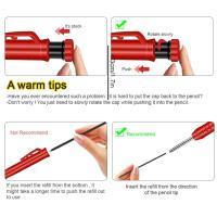 Juego De Lápices De Carpintero Sólidos Mecánicos 3 Colores Herramientas De Construcción Marcado Carpintero Herramientas De Carpintería Para Trabajos Con Madera - details 14