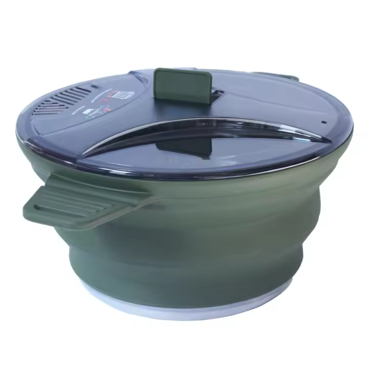 Olla de Camping Plegable BOPORO - Utensilios de Cocina para Acampar - Portátil y Ligera - 1