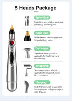 Massajeador Eléctrico De Puntos De Acupuntura 2/5 Cabezas Para Masaje De Energía Meridiana Alivio Del Dolor Terapia Para Espalda Cuello Rostro Herramienta De Belleza - details 7