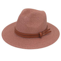 Sombrero De Paja De Verano Panama Tejido De Hierba Transpirable Estilo Europeo Y Americano Sombrero De Sol Para Playa Casual Para Mujeres - details 9