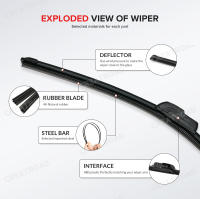 Limpiaparabrisas Delantero Izquierdo Para Audi A8 S8 D4 2010-2017 Limpiaparabrisas De Ventana De Coche Con Cepillo De Lluvia 26 "+21" - details 9