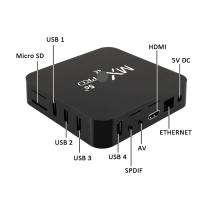 Dispositivo de TV inteligente MX PRO, decodificador con Android 11,1, reproductor Multimedia 4K RK3128, 1GB, 8GB, Wifi 2,4G, cuatro núcleos - details 9