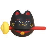 1 Pc Zen Block Drum Mokugyo En Forma De Gato Afortunado Adorno De Madera Para Templo Juguete De Percusión Ornamento Budista De Meditación - details 13