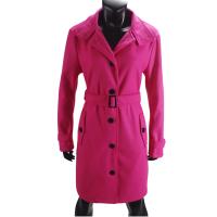 Abrigo De Mezclilla Para Mujer Invierno Cálido Chaquetas De Soltera Cuello Abajo Largo Ropa De Mujer Tipo De Cierre Doble - details 2