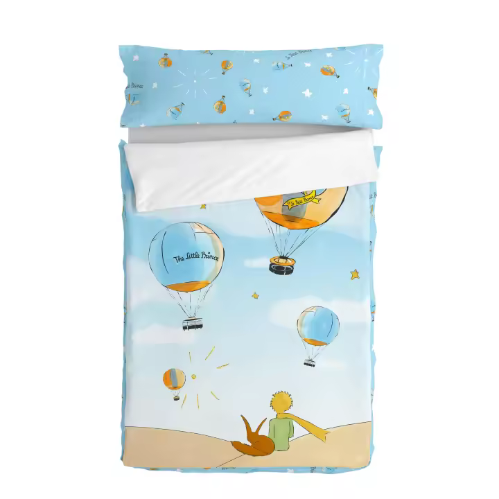 Happyfriday- Montgolfiere Saco nórdico, Sacos nórdicos 100% Algodón (exterior) 100% Poliéster (relleno), calidad de 150 TC, Fabricado en España - 1