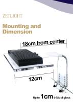 Luz LED ZETLIGHT ZA-1201AI Para Acuario Marino Y Arrecife De Coral Con Control WiFi Blanco Azul Adecuado Para SPS LPS Tipo De Montaje Clips-on Potencia 16W - details 14