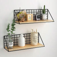 Estantes Creativos De Pared Colgantes Para Dormitorio Cestas De Almacenamiento De Hierro Organizador Para Artículos Domésticos - details 3