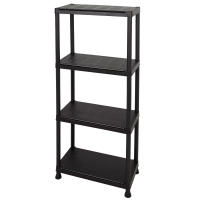 Curver - Estantería almacenaje, 90% plástico reciclado, color negro, fácil montaje sin herramientas, estable y resistente, almacenamiento ampliable, multiusos, variedad de medidas, ideal para trasteros, garajes, patios o balcones - details 0