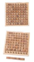 Juego De Tablero De Multiplicación En Madera Con 81 Cubos Bloques Montessori Tablero De 9x9 Con Respuestas Juguetes Educativos Para Niños Regalo Para Preescolar - details 9