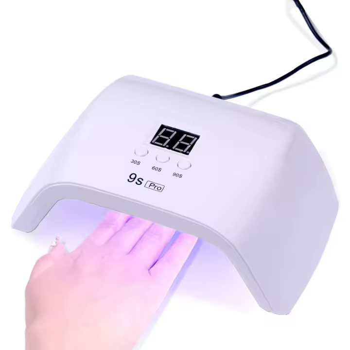 Secador De Uñas Portátil Con Cable USB Para Uso Doméstico Lámpara LED UV Con 24 Piezas Para Secado Y Curado De Esmaltes - 1