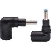 Adaptador de corriente de 90 grados para computadora, CC de 7,4 mm x 5,0 mm hembra a 4,5 mm x 3,0 mm macho, reemplazo para portátil (paquete de 2) - details 0