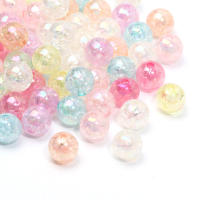 50pcs Cuentas De Acrílico Rotas De 8mm Colores Mixtos Espaciadoras Sueltas Para Fabricación De Joyas Pulseras Collares Accesorios - details 4
