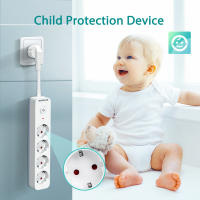 Aigostar Regleta Enchufe, Alargador Enchufe de 2/3/4 Tomas, Enchufe Multiple Regleta con Interruptor, Blanco - details 1