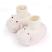 Zapatillas De Otoño-Invierno Para Bebés Con Diseño De Oso Y Oveja Niños Y Niñas Calf Sintética Antideslizante Cómodo Para 0-18 Meses - details 20