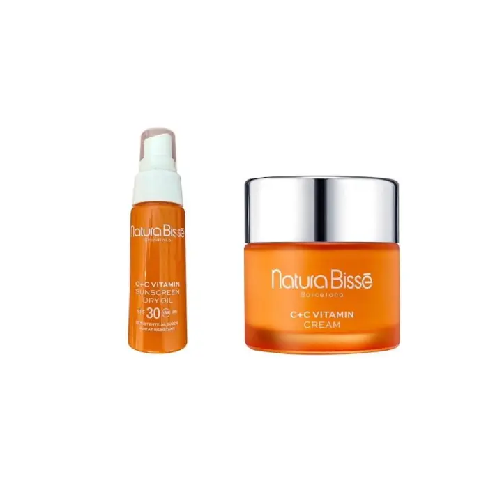 Natura Bisse C+C VITAMIN CREAM Crema reafirmante piel normal y seca 75ml + minitalla diferente  de regalo - 1
