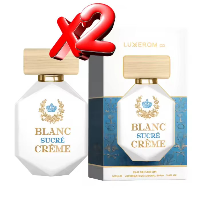 2 UNIDADES Blanc Sucré Creme Eau de Parfum pour Femme100ml Fragancia inspirada en otros perfumes Mujer - 1