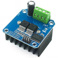 Módulo De Controlador De Motor Para Coche Inteligente De Alta Potencia BTS7960 43A Con Limitación De Corriente Y Enfriamiento Semiconductores - details 0