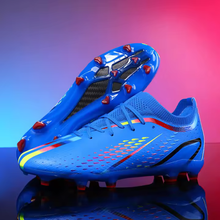 Nuevos Zapatos De Fútbol Para Hombres Ultraligeros TF/FG Botas Profesionales Antideslizantes De Alta Calidad Para Entrenamiento En Campo Duro - 1