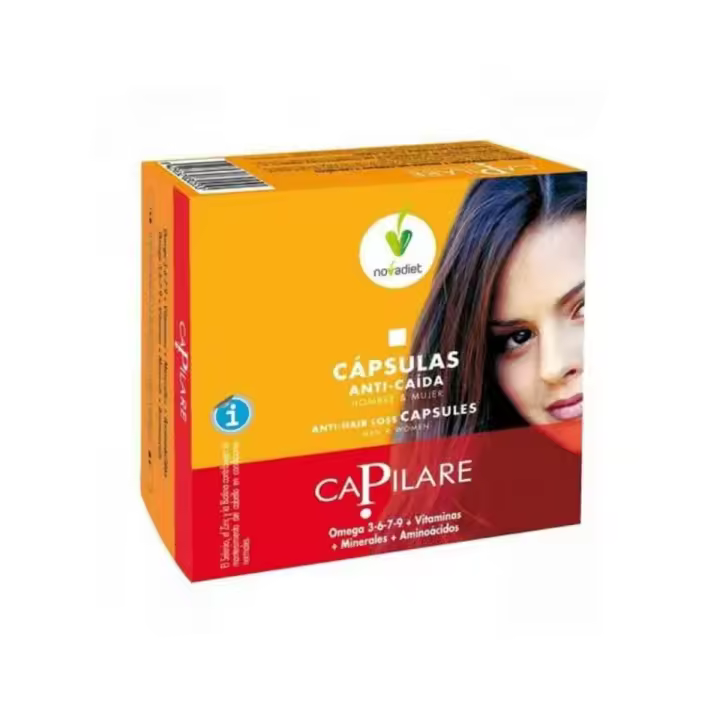 Capilare Cápsulas anti-caida. 60 cápsulas. Novadiet. - 1