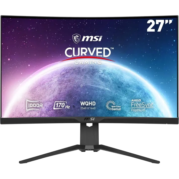 MSI G272CQP 27' LED VA WQHD 170Hz FreeSync Premium Curvo - 1