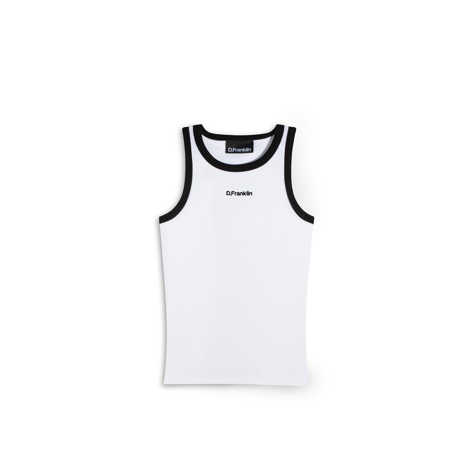 D.Franklin Camiseta de Tirantes Rib Tank        - Camiseta para Mujer - Moda casual Mujer