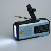 Radio De Mano Con Energía Solar Emergencia AM/FM/NOAA Linterna LED De Lectura SOS Alarme 2000mAh Recargable Portátil - details 7