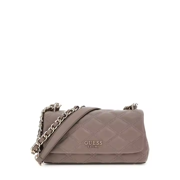 Bolso Guess Tamsin Convertible Taupe Oscuro - 1