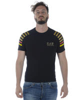 Emporio Armani EA7 Camiseta Algodón Hombre Negro 3 ZPTA8PJM5Z 1200 - details 0