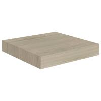 vidaXL Estante flotante de pared MDF 23x23,5x3,8 cm Blanco brillante, negro brillante, gris brillante Mueble Almacenaje Estantería para Oficina, Estudio, Dormitorio Estantería/Librería/ mueble de Almacenamiento - details 4