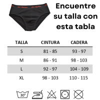 DON ALGODÓN | Pack de 6 Slips | 93% Algodón | Transpirables | Cómodos y Suaves | Cintura de Colores | 6 Colores - details 0