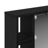 Espejo de LED vidaXL - Roble Negro - 76x15x55 cm - Hecho de Madera Elaborada - details 4